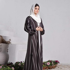Ropa de Niñas musulmanas precio al por mayor señoras Abaya tela personalizada hecha en fábrica Venta caliente Mujeres Nuevo Abaya para uso al aire libre - Product Image 5