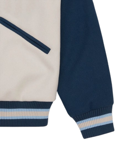 Veste d'hiver universitaire en laine et polyester pour homme, haute qualité, coupe-vent, personnalisable, style varsity. - Product Image 4