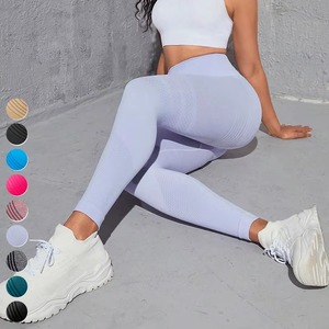 Manufacturer Butter Soft Yoga <b>Leggings</b> for Women High Waist Nylon Athletic Yoga Pants ODM <b>Gym</b> Fitness Workout <b>Legging</b> - Product Image 3
