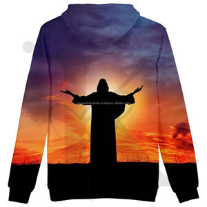 Sudadera con Capucha Personalizada de Invierno, Gruesa, de Alta Densidad, con Estampado de Diseñador, Hombros Caídos, Unisex, Sublimación - Product Image 2