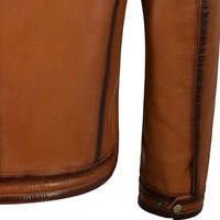 Veste en cuir pour homme, design très demandé, anti-rides, entièrement personnalisable, manches longues, doublure en fausse fourrure, écologique, dernière tendance