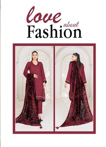 Ropa de fiesta para mujer paquistaní de calidad superior, ropa de tela de lana para mujer, ropa de estilo islámico para mujer - Product Image 5