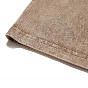 Camisetas de Hombre con Lavado Ácido, Diseño Nuevo 2025, Logotipo Personalizado, Camisetas de Hombre con Lavado Ácido Cómodas al por Mayor - Product Image 6