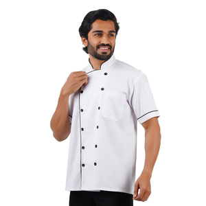 เสื้อแจ็คเก็ตเชฟแขนยาวสำหรับผู้ชายและผู้หญิงเสื้อโค้ทสำหรับใช้ในร้านอาหารเครื่องแบบพนักงานโรงแรมออกแบบได้ตามต้องการ - Product Image 3