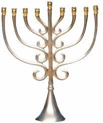 menorah Brass Menorah Candle Holder Jewish Hanukkah <b>Lamp</b> Decorative Candle Stand Religious Decor - Product Image 4