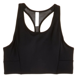Soutien-gorge de sport pour femme à haute élasticité, respirant, à bretelles fines, avec coussinets amovibles, pour la course à pied, vêtements de fitness - Product Image 4