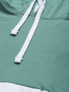 เสื้อมีฮู้ดหลากสีสำหรับผู้หญิงชุดเดรสแฟชั่นมีฮู้ดคอกลมผ้าฝ้าย - Product Image 3