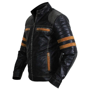 M0VATEXTILES Nueva colección de chaqueta de cuero para hombre Genuino hecho a medida en cuero original Precio barato Chaquetas de cuero - Product Image 5