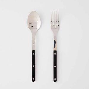 Stainless Steel Set Of 4 Flatware Spoon Knife Fork Dishwasher Safe Used In Kitchenware Tabletop Golden Feather Handles Cutlery - Product Image 6