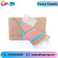 Serviette Fouta Turque Professionnelle Super Douce 100% Coton Rayée Écologique Séchage Rapide Luxe Plage Hammam en Promotion