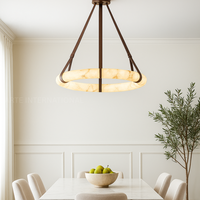 Lampadaire LED moderne en albâtre de luxe fabriqué à la main en pierre naturelle hauteur réglable sur pied salon hôtel villa décor personnalisé
