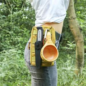 Tasse à café en bois Kuksa faite à la main, pour le bushcraft, le camping, tasse à boire rustique, tasse à café en bois Kuksa sculptée à la main, pour l'extérieur - Product Image 2