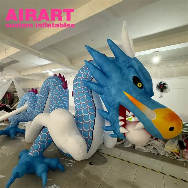 Dragon Year props decoración modelo inflable personalización, dragón inflable gigante para el Año Nuevo