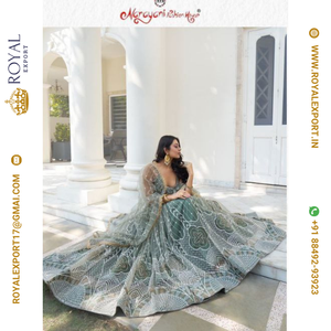 Royal Export Surat Nouvelle Collection Lehenga Traditionnelle Belle Conception Séquence Travail Robe Mariages Fêtes Disponibles - Product Image 3