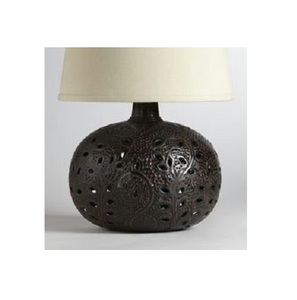 Lámpara de mesa de diseño personalizado a mano, lámpara de escritorio de metal, decorativa y de iluminación para decoración del hogar y dormitorio - Product Image 1