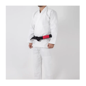 Uniforme blanco liso unisex de artes marciales excelente calidad de impresión nuevo bajo MOQ para la venta - Product Image 3
