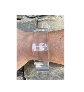 Designer Look Acrylic Wrist Jewelry Ornament Chunky Wide Acrylic Bangle <b>Bracelet</b> Latest Design Top Selling - Product Image 1