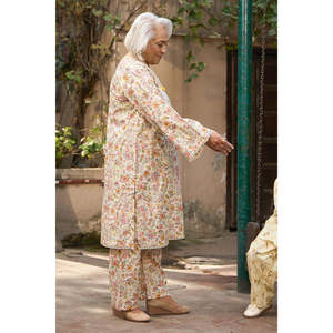 เสื้อเชิ้ตผ้าฝ้ายพิมพ์ลายลำลอง SL-62024 แขนสามส่วน สำหรับฤดูใบไม้ผลิ/ฤดูร้อน - Product Image 4