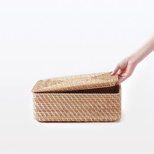 Cestas de Almacenamiento Rústicas con Tapa, Hechas a Mano con Ratán Natural, Ecológicas, Modernas, Multifuncionales, Artex Green Earth, Hechas en Hanói - Product Image 1