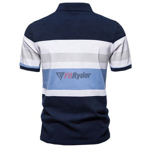 2024 meilleur Style hommes pour Polo personnalisable séchage rapide respirant solide motif Streetwear prix de gros pas cher - Product Image 5