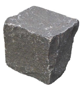 Cubes de pierre de basalte, pierre naturelle, courbe, tuile, surface flammée - Product Image 1