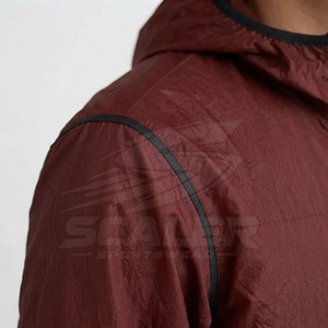 Veste de VTT pour homme de haute qualité, imperméable, respirante, à capuche, avec fermeture éclair et ourlet réglable pour les cyclistes - Product Image 6
