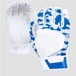 Guantes de Bateo de Béisbol y Fútbol Americano Profesionales Personalizados de Cuero Ecológico Antideslizantes, Proveedor Mayorista, Ajustables - Product Image 1