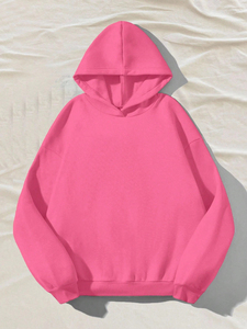 เสื้อสเวตเตอร์ขนแกะแบบสวมหัวมีฮู้ดสำหรับผู้ชายเสื้อกันหนาวแบบสวมหัวสไตล์เรียบ/เปล่า - Product Image 3