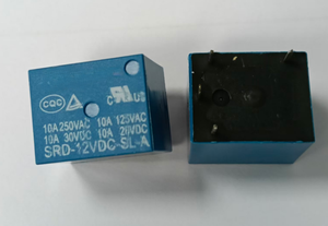 รีเลย์กำลังขนาดเล็ก SRD-12VDC-SL-A 12V DC 10A แบบติดตั้งบนแผงวงจรพิมพ์ - Product Image 6
