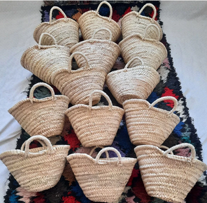 ตะกร้าตลาดฝรั่งเศส | | ตะกร้าสาน | ตะกร้าฟาง - Product Image 1