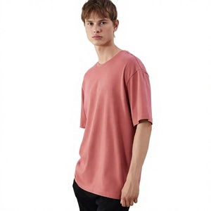 Factory Direct Men's Blank Cotton T Shirt Crew Neck Short Sleeve Casual Tee Custom Print OEM Manufacturer Bulk Wholesale - Product Image 5