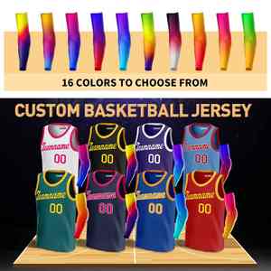 Ensemble de maillots de basket-ball personnalisés OEM |   Uniforme de basket-ball sublimé pour hommes avec nom et numéro - Product Image 5