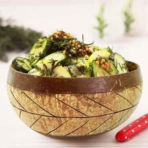 Durable Handmade Coconut Bowl Eco Friendly Wholesale Natural Coconut Shell Serving Bowl Decorative Kitchen Supply - Product Image 5