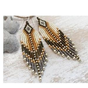 Pendientes Tradicionales con Cuentas, Hechos a Mano por Artesanos, Joyería Étnica de Diseño, Producto de Calidad de Exportación - Product Image 6