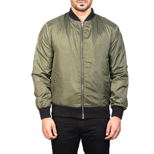 Blouson bombardier d'hiver pour hommes de vente en gros du Pakistan veste universitaire en satin de soie à la mode avec logo de couleur personnalisé - Product Image 1