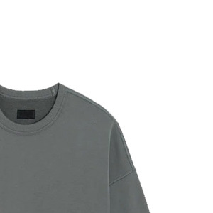 Sweat-shirt unisexe à col rond surdimensionné, motif cœur, en molleton français tricoté respirant 400g, style minimaliste pour l'automne - Product Image 4