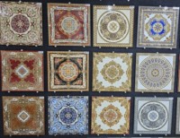 Carreaux de sol en porcelaine polie de luxe, carreaux de sol en porcelaine 3D à fleurs, carreaux de sol en porcelaine pour le sol, carreaux de sol pour le bureau