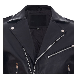 Chaqueta de Motociclista de Cuero para Hombre, de Alta Calidad, Delgada, para Invierno, con Cuello Alto, Logotipo Frontal, Impermeable, Transpirable, Colores Personalizados, OEM - Product Image 4