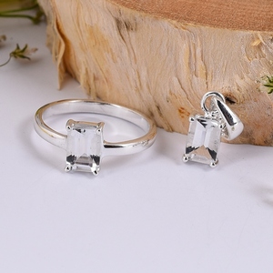 Colgante de Plata de Ley 925 hecho a mano con piedras preciosas naturales Zirconia cúbica encanto de oro amarillo Regalo De Joyería Al por mayor para ella - Product Image 1