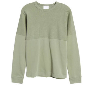 เสื้อสเวตเชิ้ตผ้าฟลีซคอกลมสำหรับผู้ชาย ไซส์ใหญ่ น้ำหนักเบา สำหรับฤดูหนาว ปรับแต่งได้ พร้อมโลโก้รักษ์โลก และตัวเลือกสีสองสี - Product Image 5