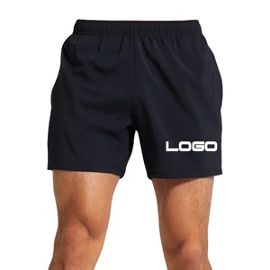 Shorts de sport d'été avec logo personnalisé pour hommes, maille respirante, séchage rapide, poche vintage trouée, décontracté, vente en gros, salle de sport à la plage - Product Image 1