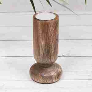 <b>Vintage</b> Wooden Candle Stand for Home Living Room Patio Table Christmas Decorative <b>Lantern</b> - Product Image 3