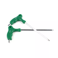 Kunci Allen Hex T-Handle Presisi Torsi Tinggi dengan Gagang Plastik, Ujung Bola Hex Datar 2.5mm 3mm 10mm, Premium Supply
