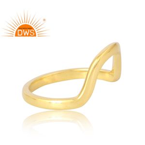 Anillo de Plata de Ley 925 chapado en oro de 18 quilates, joyería fina Demi para mujer, regalo para ella - Product Image 4