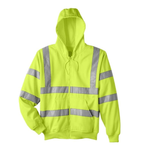 Sweat haute visibilité vestes de sécurité haute visibilité vêtements de sécurité réfléchissants en gros Construction en tissu polyester haute sécurité - Product Image 3