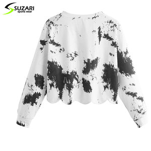 เสื้อสเวตเชิ้ตสำหรับผู้หญิง เสื้อสเวตเชิ้ตผ้าฝ้ายลำลอง แขนยาว ระบายอากาศได้ดี มีซับใน สำหรับฤดูหนาว ไซส์ใหญ่ ลายพิมพ์ - Product Image 2