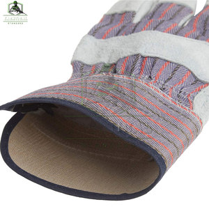 ถุงมือหนังแท้แบบแยกชิ้น ดีไซน์ล่าสุด โลโก้สั่งทำ คุณภาพสูง สวมใส่สบาย ปราศจากซิลิโคน ปลอดภัย สำหรับผู้ใหญ่ งานหนัก - Product Image 6