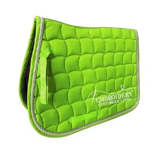 Tapis de selle de cheval anglais Accessoires pour chevaux Tapis pour équins Tapis de selle de saut à l'épreuve du suif Produits de course de chevaux d'Inde - Product Image 2
