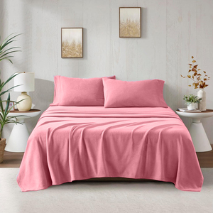 Set di Lenzuola Termiche in Pile Polare Trapuntate, Tessuto in Microfibra Lavorato a Maglia, Include 4 Pezzi - Set Copripiumino con Federe per Letto King Size - Product Image 1