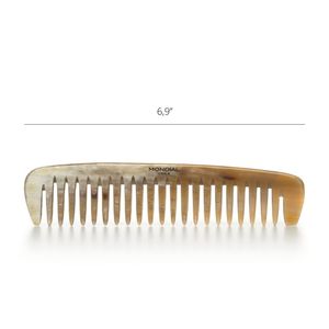 Peigne à cheveux en corne de buffle, poli, corne de bœuf naturelle, écologique, style animal, Inde, livraison rapide - Product Image 5